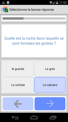 Début d'exécution du test