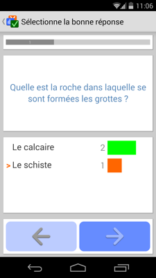Résultats du test