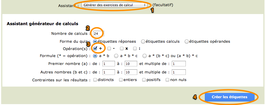 Simple arithmetic wizard