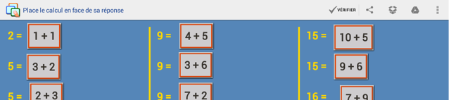 Example of arithmetic operation label