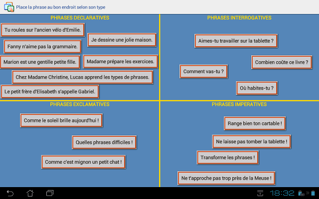 Types de phrases