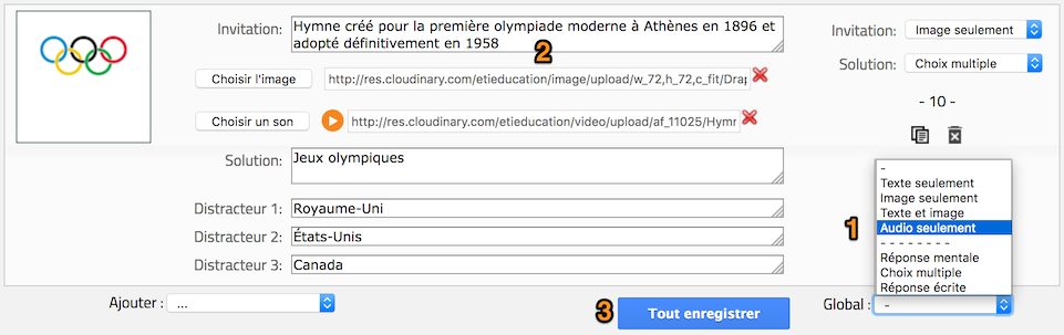 Changement global du mode de gestion