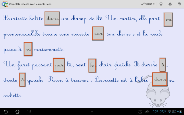 Texte lacunaire