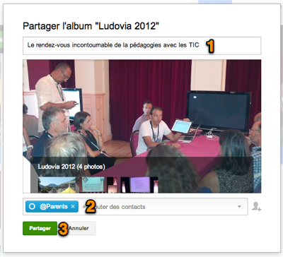 Partager avec Google+